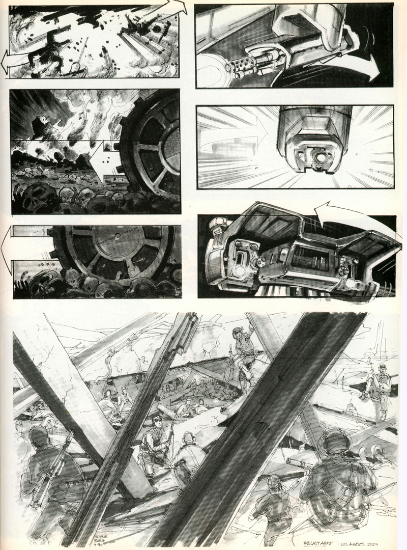 Illustration for article titled Terminator 2 Storyboards Show The Destruction Of Skynet